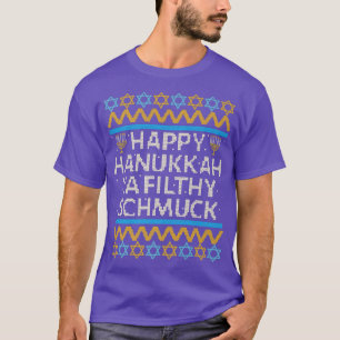 Camiseta Happy Hanukkah Ya Suthy Schmuck Engraçado Judeu Ho