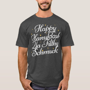 Camiseta Happy Hanukkah Ya Suthy Schmuck Engraçado Judeu Ho