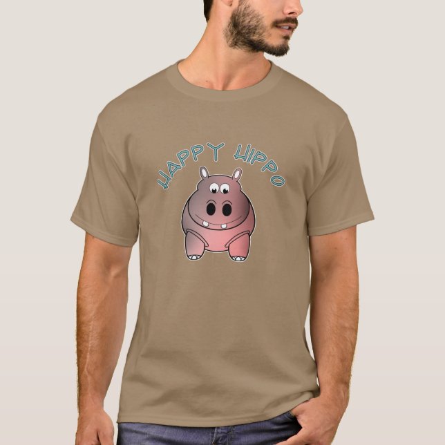 Camiseta Happy Hippo T-Shirt (Frente)