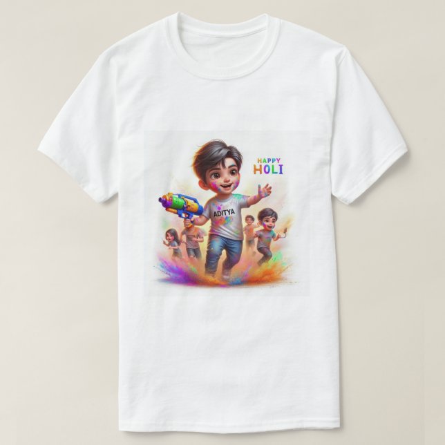 Camiseta Happy Holi  (Frente do Design)