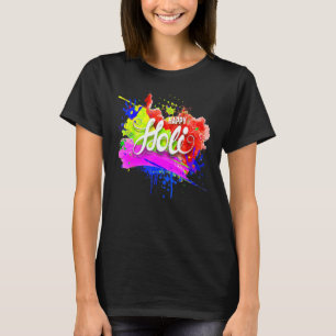 Camiseta Happy Holi 2022 India Colors Primavera Festival Hi