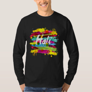 Camiseta Happy Holi 2022 India Colors Primavera Festival Hi