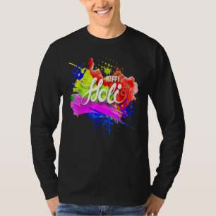 Camiseta Happy Holi 2022 India Colors Primavera Festival Hi