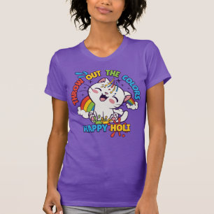 Camiseta Happy Holi Cat