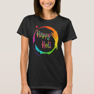 Camiseta Happy Holi Colorful Colors India Dance Hindu Festi