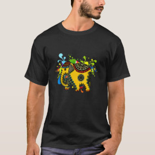 Camiseta Happy Holi Colors India Hindu Primavera Elephant H