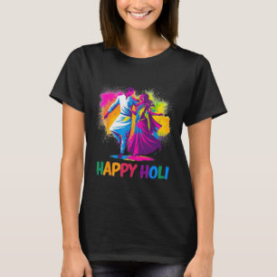 Camiseta Happy Holi Festival Indian Colors Primavera Dance