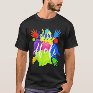 Camiseta Happy Holi para Crianças Meninas Toddler Meninas I