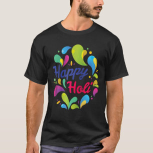 Camiseta Happy Holi T For Women Men Kids Color India Hindu