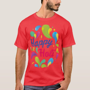 Camiseta Happy Holi T For Women Men Kids Color India Hindu