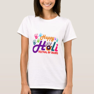 Camiseta Happy Holi T-shirt para a Unisex