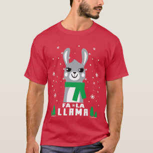 Camiseta Happy Holiday - Fa La Llama Premium T-Shirt