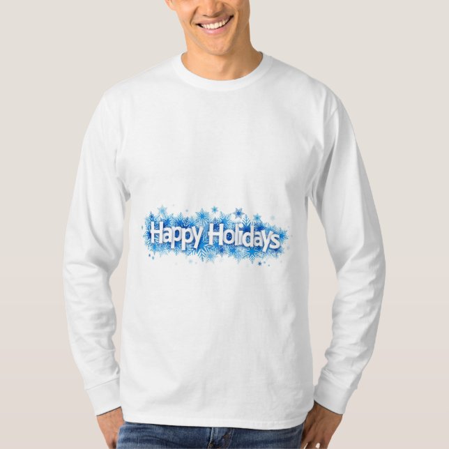 Camiseta Happy Holidays | Timeless Beauty Winter Season (Frente)