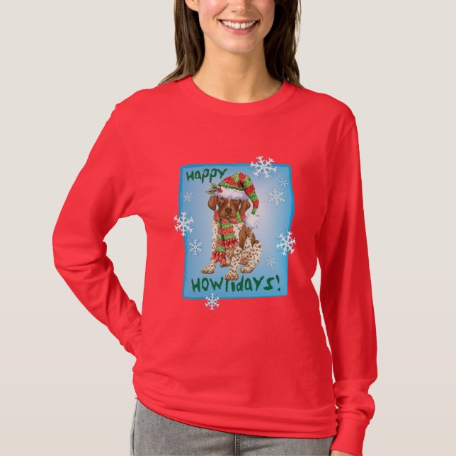 Camiseta Happy Howliday SPG (Frente)