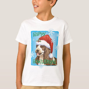 Camiseta Happy Howlidays English Cocker Spaniel