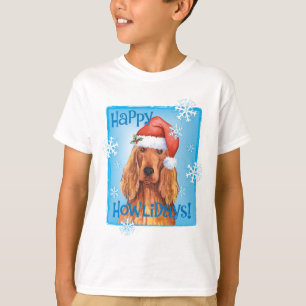 Camiseta Happy Howlidays Irish Setter T-Shirt