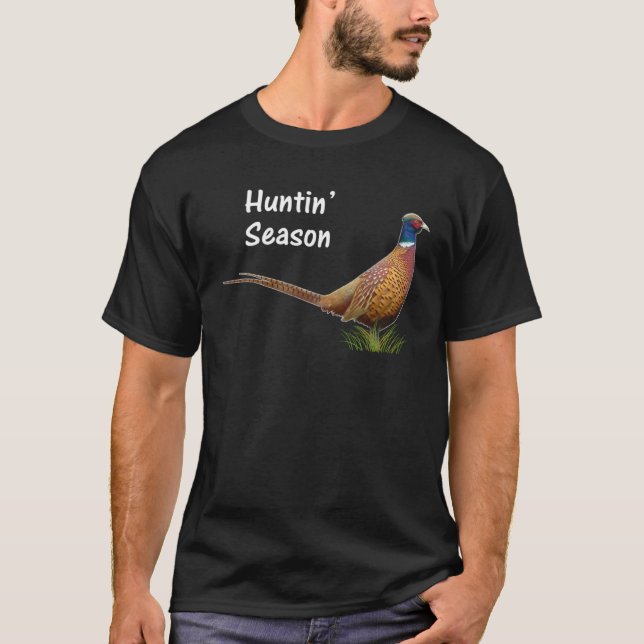 Camiseta Happy Hunting Season Pheasants (Frente)