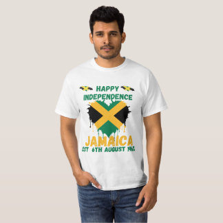 Camiseta Happy Independence Jamaica Day Jamaican Flag 1962 