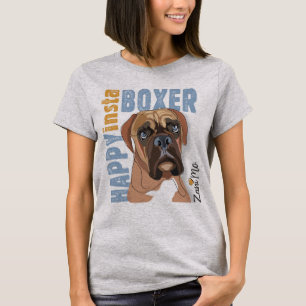 Camiseta Happy Insta Boxer - Zani Mo Dog