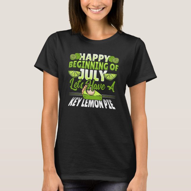 Camiseta Happy July Key Lemon Pie (Frente)