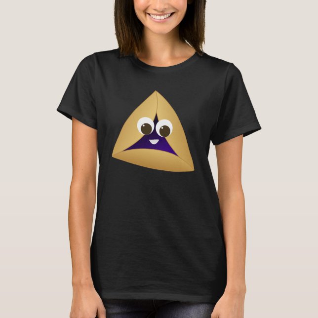 Camiseta Happy Kawaii Prune Hamentashen (Frente)
