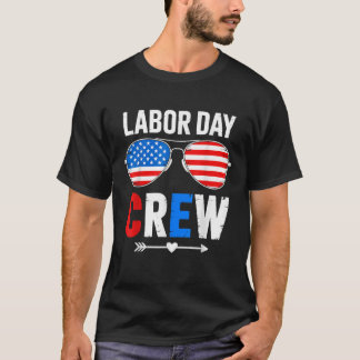 Camiseta Happy Labor Day Crew Patriot Happy Labor Day Vinta