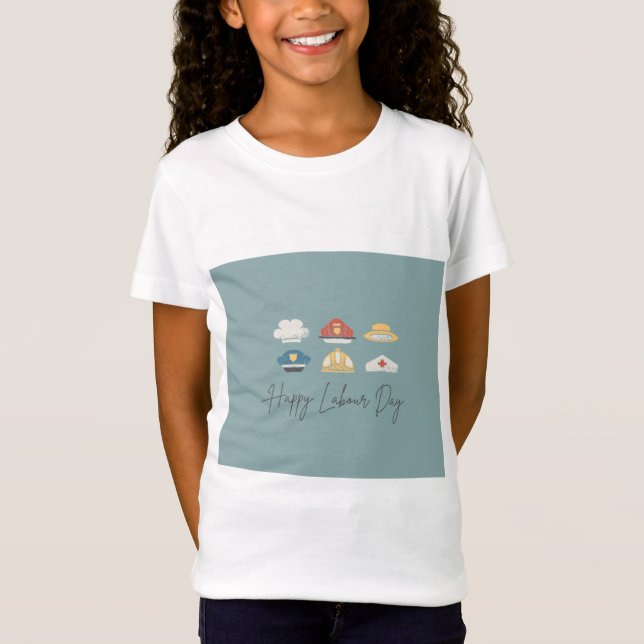 Camiseta Happy labor day design  (Frente)