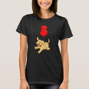 Camiseta Happy Labrador aniversário de 3 anos Kids Balloon