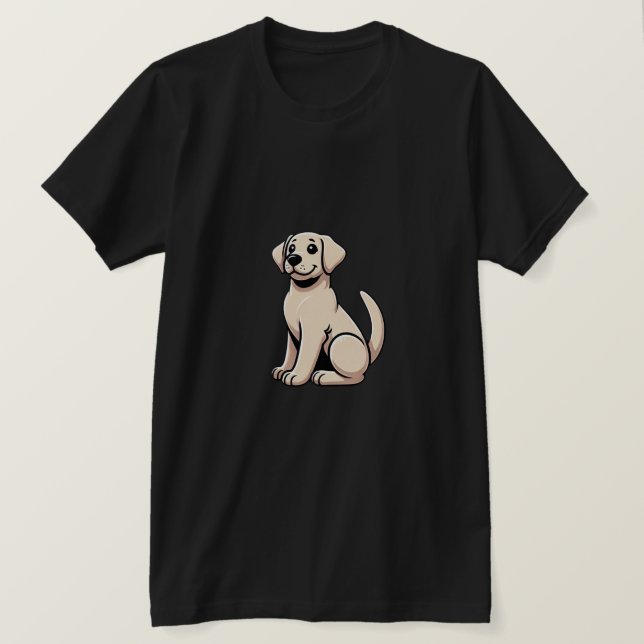 Camiseta Happy Labrador Retriever (Frente do Design)