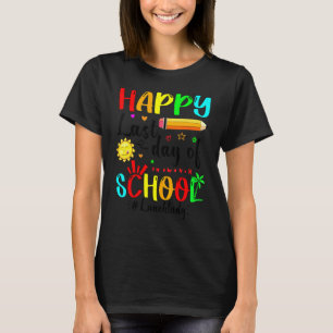 Camiseta Happy Last Day Of School Lunch Lady Summer Graduat
