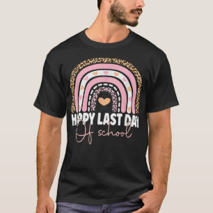 Camiseta Happy Last Day of School Teacher Student Graduatio