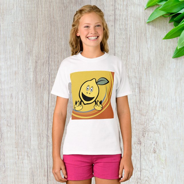 Camiseta Happy Lemon Face (Criador carregado)