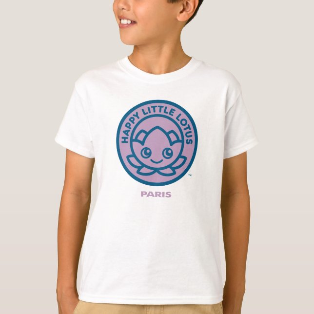 Camiseta Happy Little Lotus, Paris (Frente)