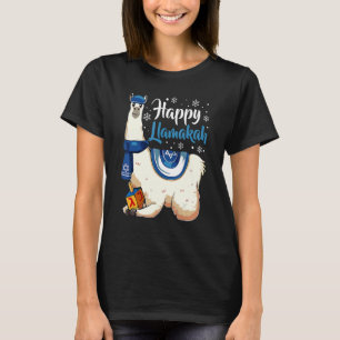 Camiseta Happy Llamakah Hanukkah Chanukkah Jewish Holiday M