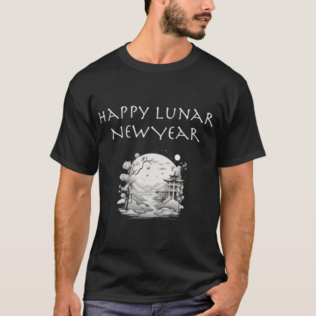Camiseta Happy Lunar New Year Charming Design Gift  (Frente)