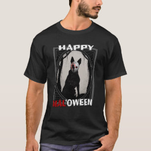 Camiseta Happy Malobetween Belga Malinois Halloween Gift