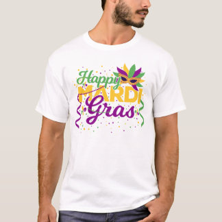Camiseta Happy Mardi Gras
