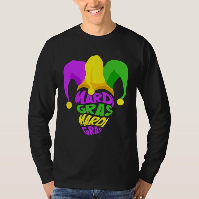 Camiseta Happy Mardi Gras Day Party Hat Women (Frente)
