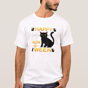 Camiseta Happy Meow-O-Ween