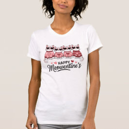 Camiseta Happy Meowentine's Cat Lover T-Shirt
