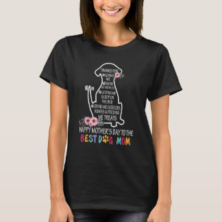 Camiseta Happy Mother s Day Dog Mom