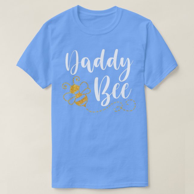 Camiseta Happy Mothers Day Daddy Bee Family Matching Cute F (Frente do Design)