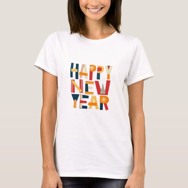 Camiseta Happy New Year (Frente)