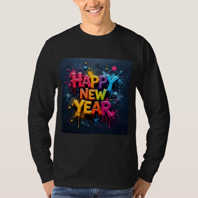 Camiseta Happy new year (Frente)