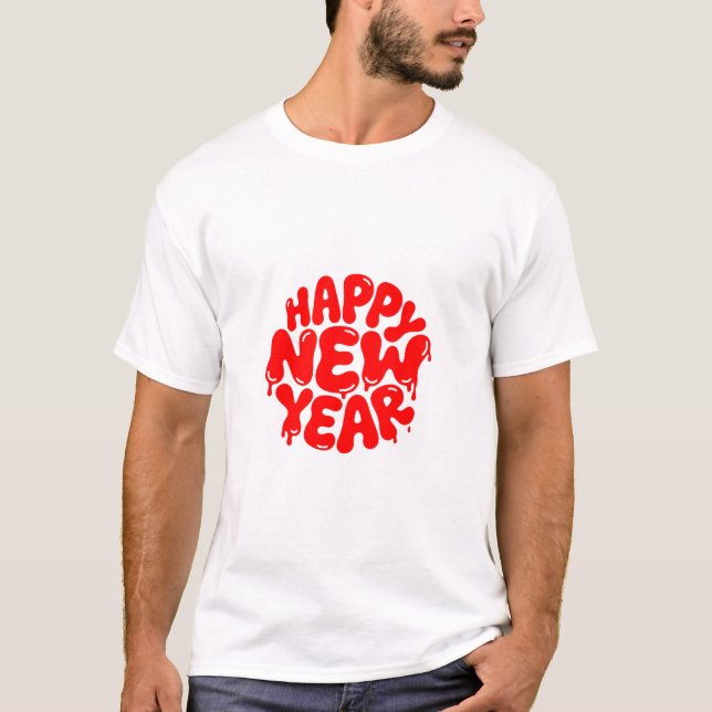 Camiseta Happy New Year (Frente)