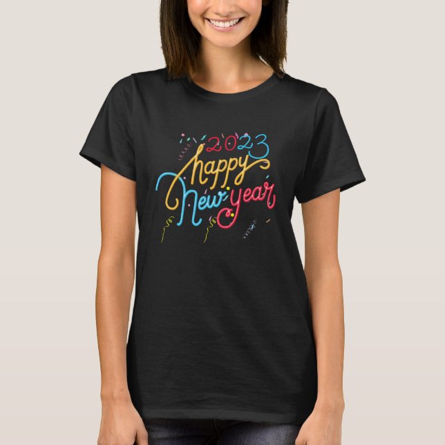 Camiseta Happy New Year 2023 (Frente)