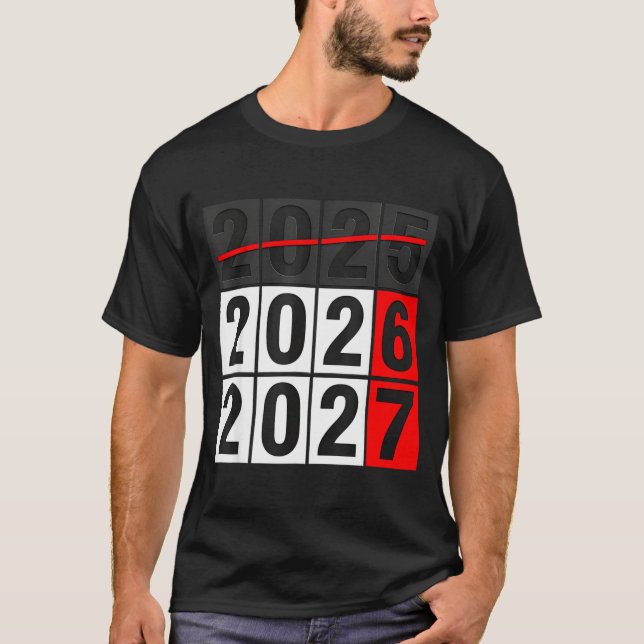 Camiseta Happy New Year 2026 Coming Soon 2027 67 Meme Six S (Frente)