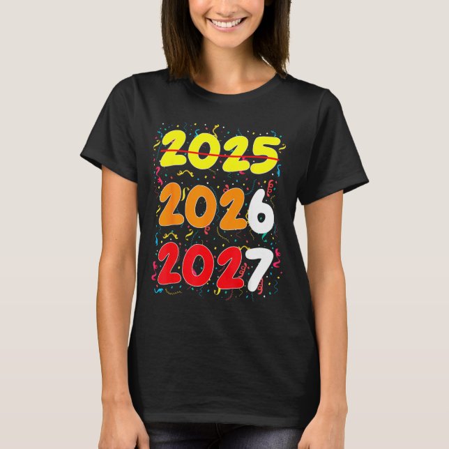 Camiseta Happy New Year 2026 Coming Soon 2027 Funny 67 Meme (Frente)