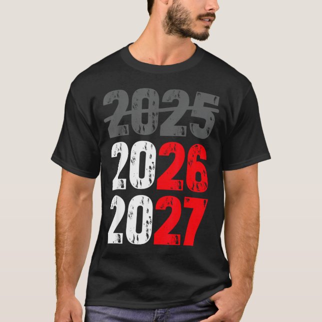 Camiseta Happy New Year 2026 Coming Soon 2027 Funny 67 Meme (Frente)