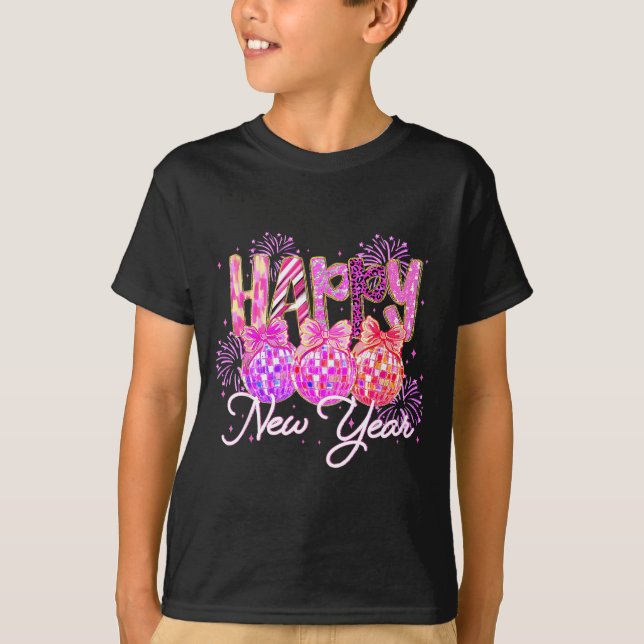 Camiseta Happy New Year 2026 Family Celebration New Years E (Frente)